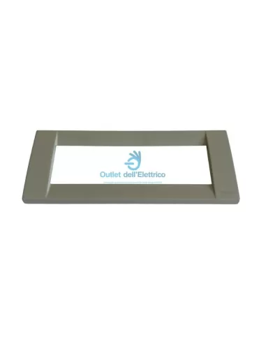 Vimar 16736.09 Placa Idea 6 Módulos Arena